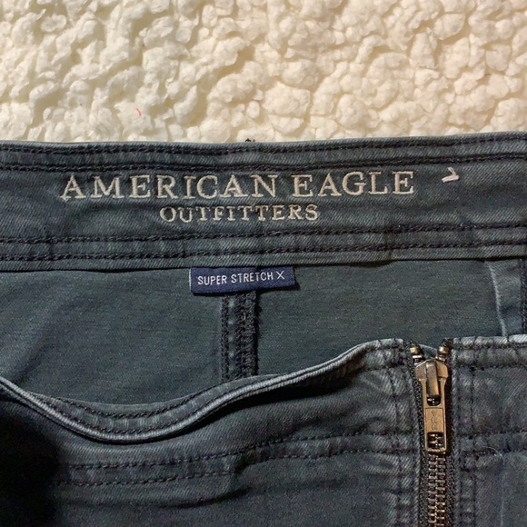 AE Denim X High-Waisted Denim Skirt Size 16 (3) - Picture 2 of 6